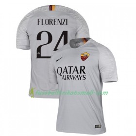 Fußballtrikots AS Rom Florenzi 24 2018-2019 Kurzarm Auswärts-trikot kaufen